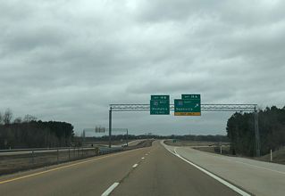 I-269 north at I-40/SR 385 - Arlington, TN