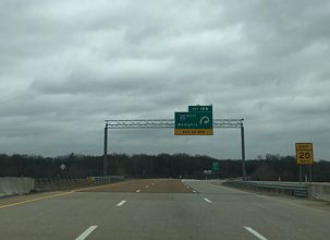 I-269 north at I-40/SR 385 - Arlington, TN