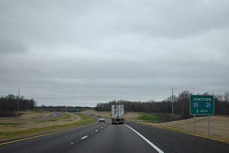 I-269 south at I-55/69 - Hernando, MS