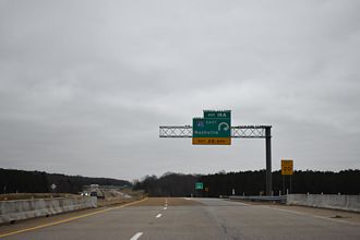 SR 385 south at I-40/269 - Arlington, TN