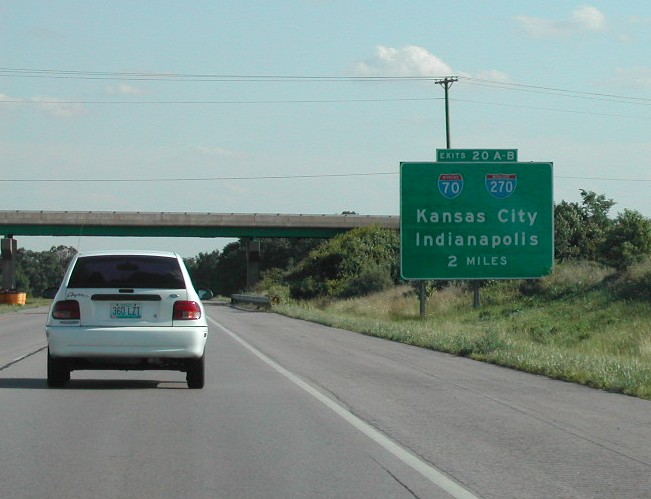 I-55 south at I-70/270 - 2002