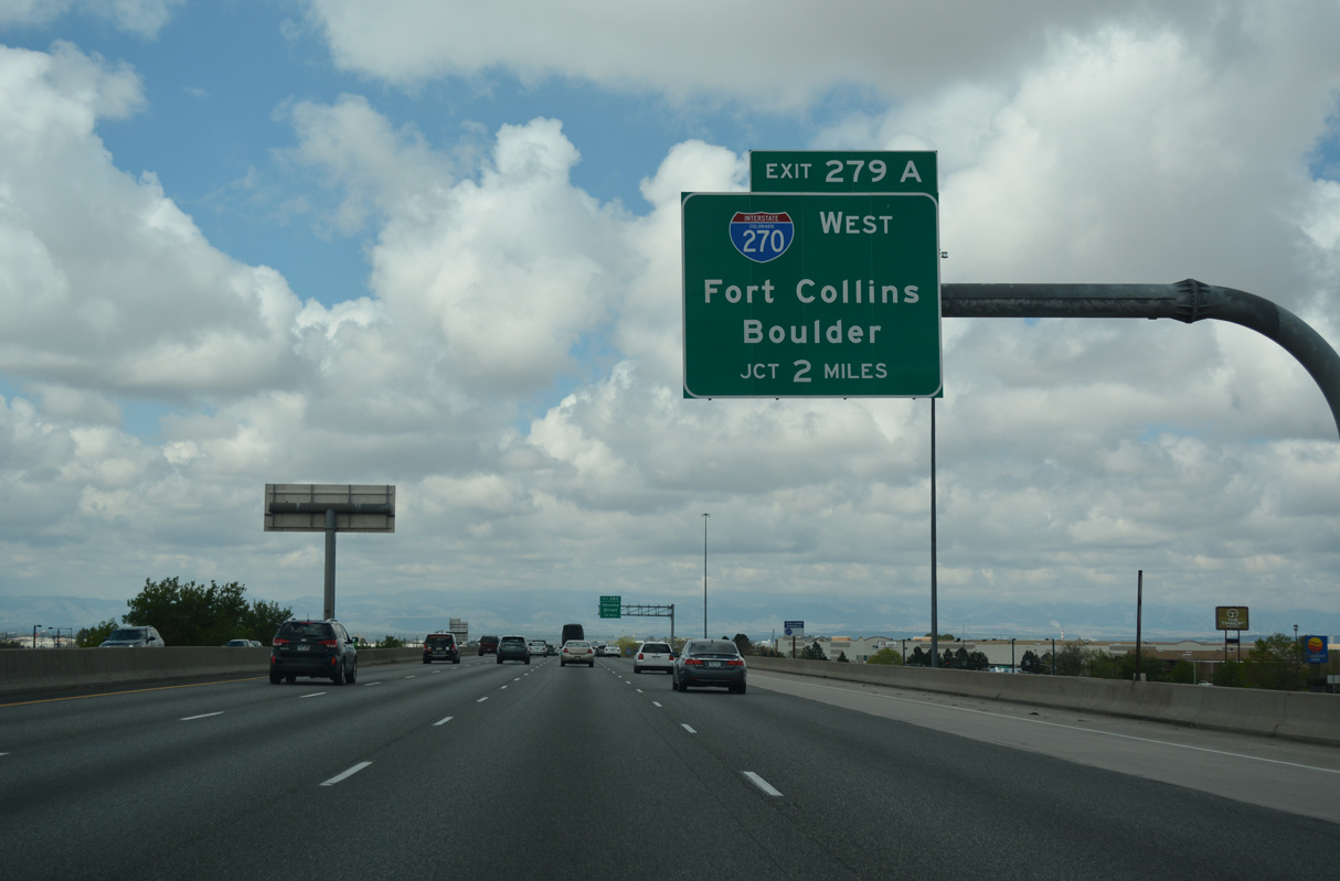 I-70/US 36 west at I-270 - Denver, CO
