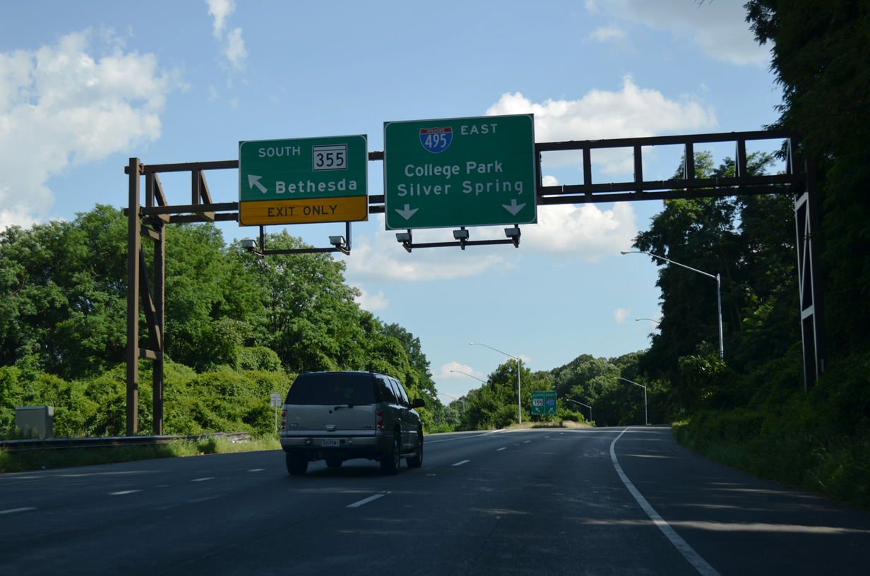 I-270 south at I-495 - Bethesda, MD