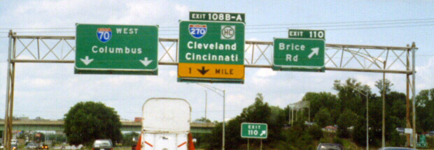 I-70 west at I-270 - Columbus, OH