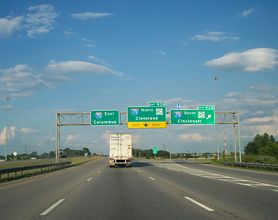 I-70 East at Interstate 270 in Columbus, Ohio