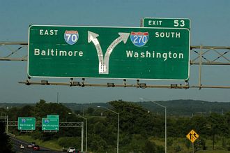 I-70 east at I-270/US 40 - 2006
