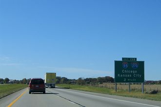 I-70 west at I-55/270 - 2004