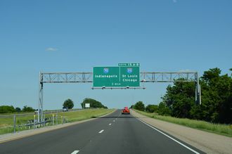 I-270 east at I-55/70 - Glen Carbon, IL