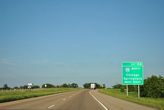 I-270 east at I-55/70 - Troy, IL