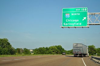I-270 east at I-55/70 - Troy, IL