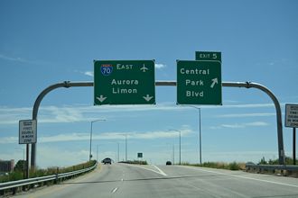 I-270 east at I-70 - Denver, CO