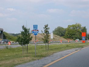 I-270 north at I-70/US 40 - 2002