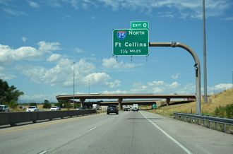 I-270 west at I-25 - North Washington, CO