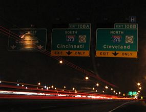 I-70 west at I-270 - Columbus, OH