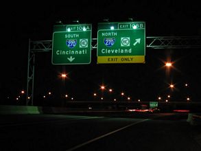 I-70 west at I-270 - Columbus, OH