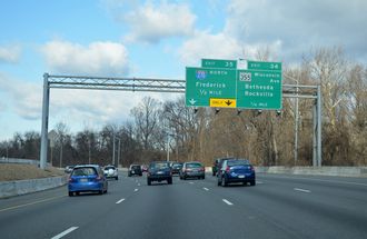 I-495 west at I-270 - Bethesda, MD