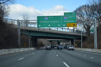 I-495 west at I-270 - Bethesda, MD