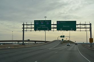 US 36 east at I-25/270 - Twin Lakes, CO