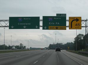 I-71 North at Interstate 271 in Medina Township, Ohio