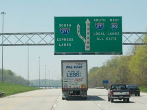 I-90 west at I-271 - 2006