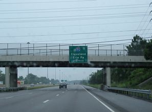 I-271 north at I-90 - Mayfield, OH