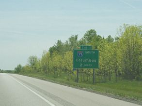 I-271 south at I-71 - Granger Twp, OH
