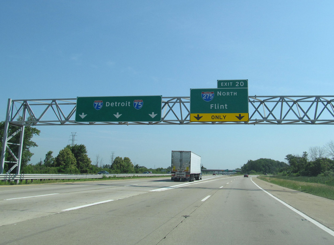 I-75 north at I-275 - Frenchtown Twp, MI
