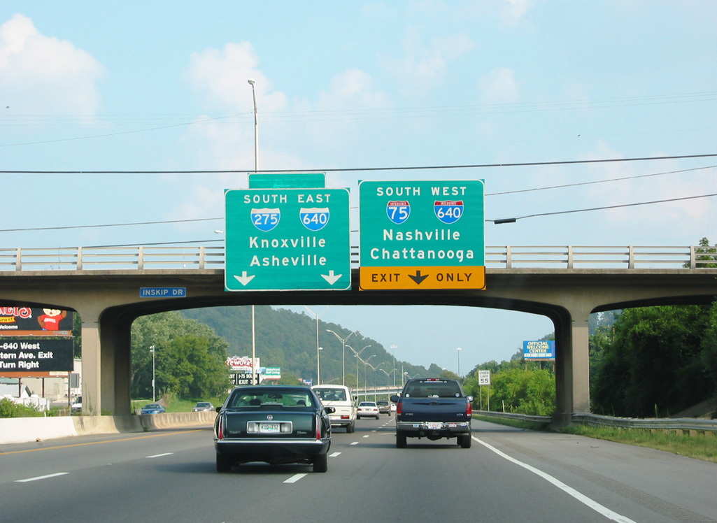 I-75 south at I-275/640-US 25W - 2003