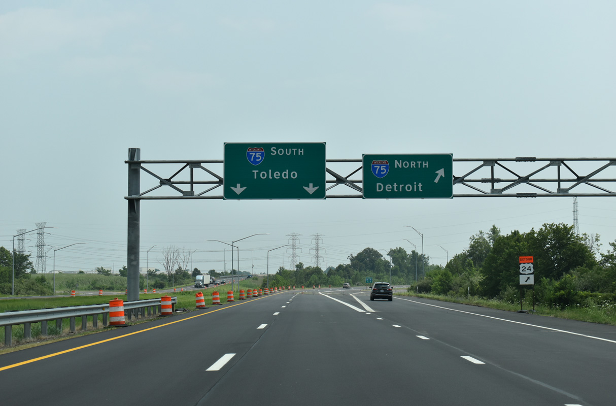 I-275 south at I-75 - Berlin Twp, MI