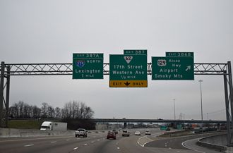 I-40 east at I-275 - Knoxville, TN