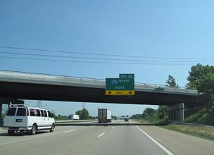 I-75 north at I-275 - Frenchtown Twp, MI