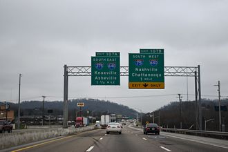 I-75 south at I-275/640-US 25W - Knoxville, TN