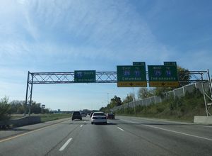 I-75 south at I-275 - Sharonville, OH