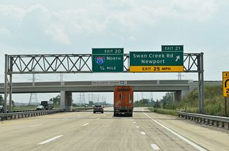 I-75 south at I-275 - Berlin Twp, MI