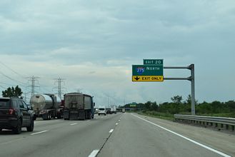 I-75 south at I-275 - Berlin Twp, MI