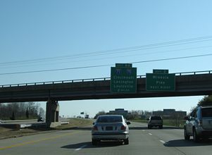 I-275 east at I-71/75 - Erlanger, KY