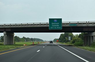 I-275 south at I-75 in Berlin Twp, MI