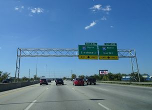 I-275 west at I-75 - Sharonville, OH