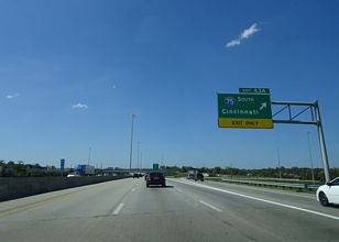 I-275 west at I-75 - Sharonville, OH