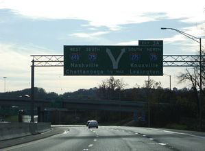 I-640/US 25W west at I-75/275 - 2009