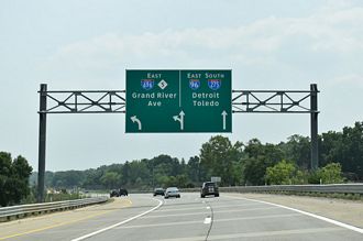 Updated photos of both ends of I-275 in Michigan with photography from July 22, 2024 and July 19, 2026.