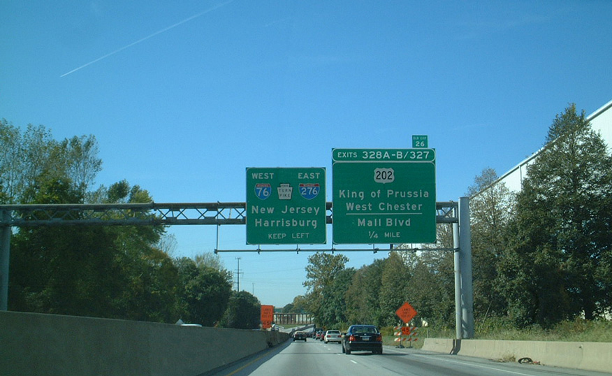 I-76 west at US 202/I-276 - 2001