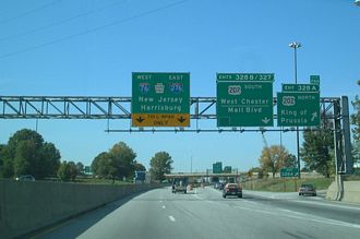 I-76 west at US 202/I-276 - 2001