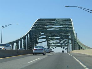 Pearl Harbor Memorial Tpk Ext west at Delaware River Turnpike Toll Br