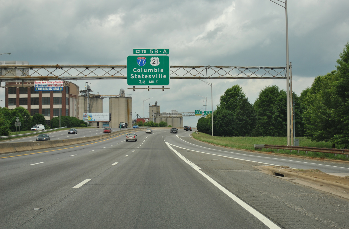 I-277/NC 16 - Brookshire Fwy north at I-77/US 21 - 2012
