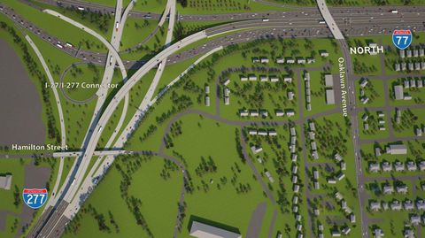 I-77/277 Connector Rendering - Charlotte, NC
