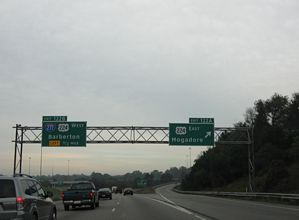 I-77 north at I-277/US 224 - Akron, OH