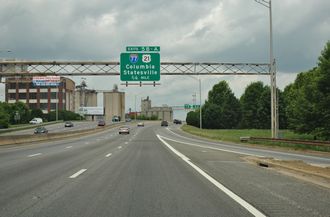 I-277/NC 16 - Brookshire Fwy north at I-77/US 21 - 2012
