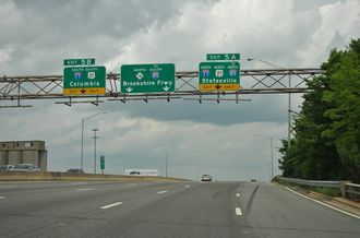 I-277/NC 16 - Brookshire Fwy north at I-77/US 21 - 2012