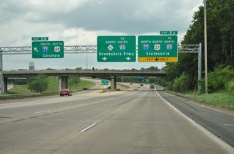 I-277/NC 16 - Brookshire Fwy north at I-77/US 21 - 2012